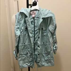 Light Blue Jacket with hood
